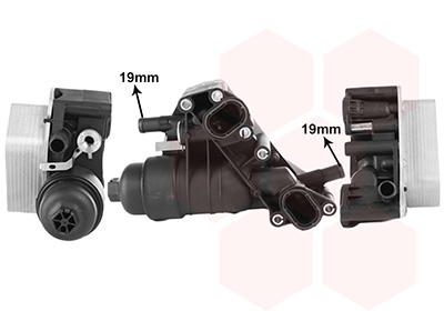 Oliekoeler, motorolie Van Wezel 33013710