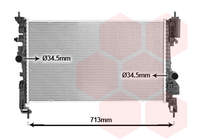 Radiateur Van Wezel 37012729