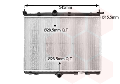 Radiateur Van Wezel 40012703