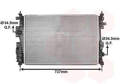 Radiateur Van Wezel 40012711