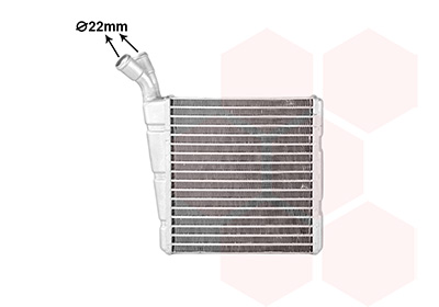 Radiateur Van Wezel 58012706