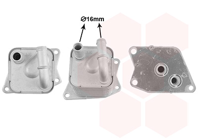 Oliekoeler, automatische transmissie Van Wezel 59013715