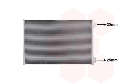 Condensor, airconditioning Van Wezel 77015704