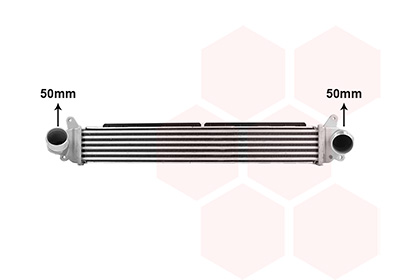 Intercooler, inlaatluchtkoeler Van Wezel 82014718