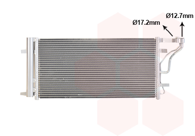 Airco condensor Van Wezel 82015713
