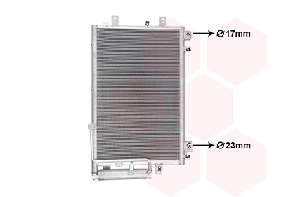 Condensor, airconditioning Van Wezel 82015754