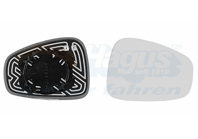 Buitenspiegelglas rechts HAGUS Van Wezel 0160838