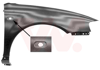 Spatbord voor rechts Van Wezel 0331656