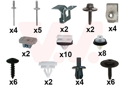 Montageset, bumper Van Wezel 0949793