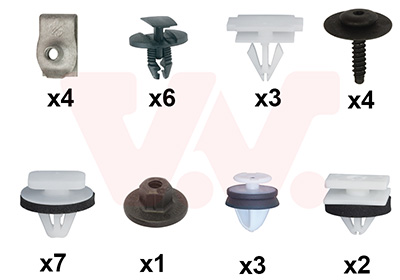 Montageset, achterscherm Van Wezel 0949796