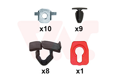 Montageset, motorkap Van Wezel 0982797