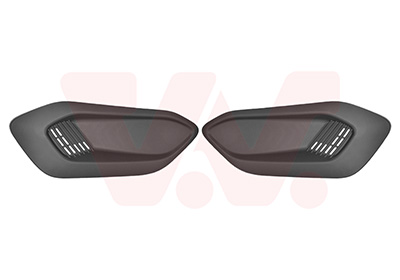 Plaat, bumper Van Wezel 0989596