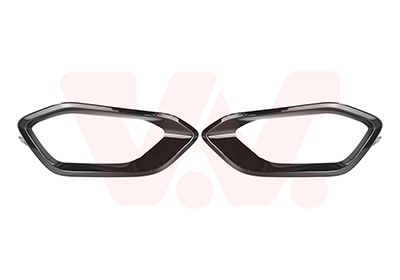 Plaat, bumper Van Wezel 0989598