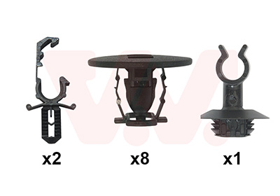 Montageset, motorkap Van Wezel 0989797