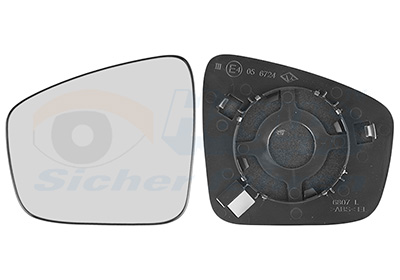 Spiegelglas, buitenspiegel Van Wezel 1503831