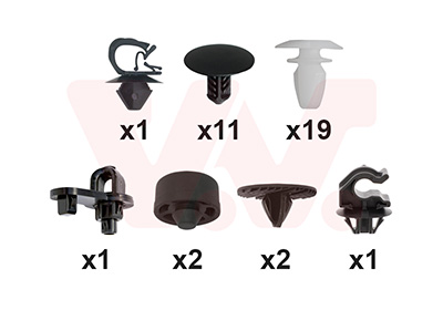 Montageset, motorkap Van Wezel 1511797