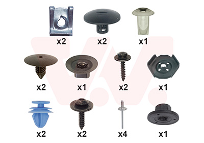 Montageset, achterscherm Van Wezel 1555796