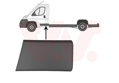 Sier- / beschermingspaneel, zijwand Van Wezel 1651425