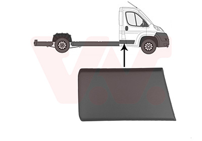 Sier- / beschermingspaneel, zijwand Van Wezel 1651426