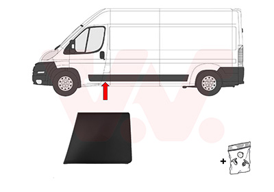 Sier- / beschermingspaneel, zijwand Van Wezel 1652405