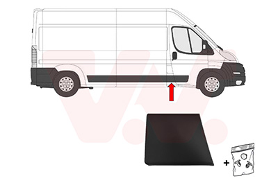 Sier- / beschermingspaneel, zijwand Van Wezel 1652406
