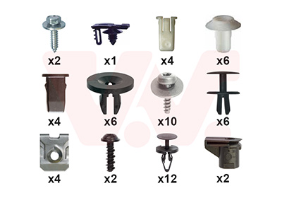 Montageset, bumper Van Wezel 1945794