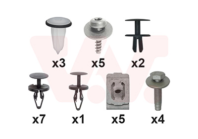 Montageset, achterscherm Van Wezel 1949796