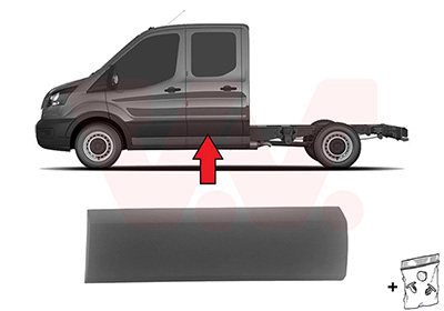 Sier- / beschermingspaneel, zijwand Van Wezel 1991407