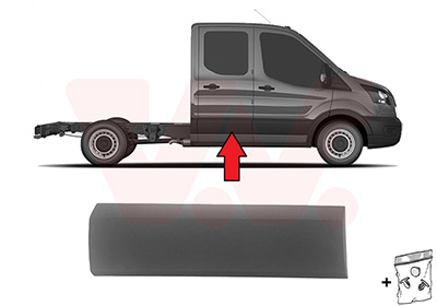 Sier- / beschermingspaneel, zijwand Van Wezel 1991408