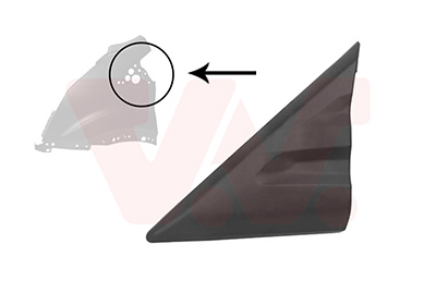 Sier- / beschermingspaneel, spatbord Van Wezel 1991421