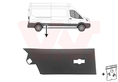 Sier- / beschermingspaneel, zijwand Van Wezel 1991428