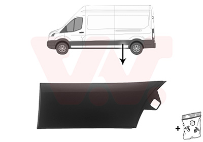 Sier- / beschermingspaneel, zijwand Van Wezel 1992419