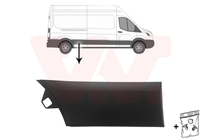 Sier- / beschermingspaneel, zijwand Van Wezel 1992420