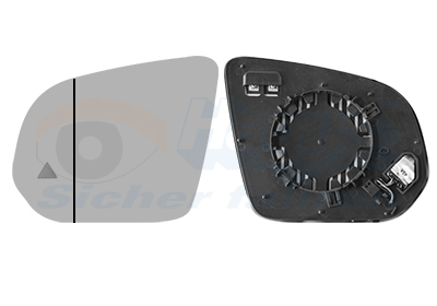 Buitenspiegelglas Van Wezel 2957835