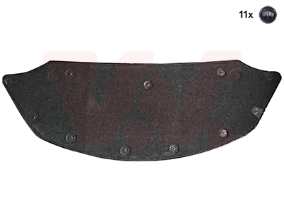 Motorbescherm plaat Van Wezel 3054460