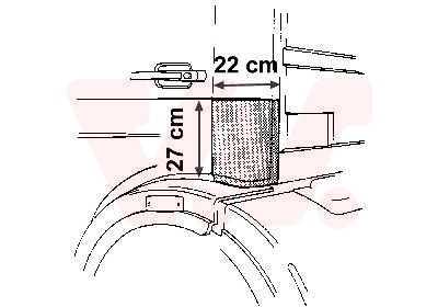 Spatbord Van Wezel 3060134