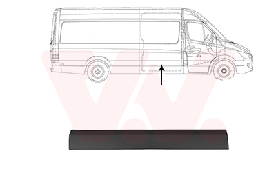 Sier- / beschermingspaneel, zijwand Van Wezel 3077426