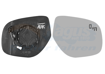 Spiegelglas, buitenspiegel Van Wezel 3204836