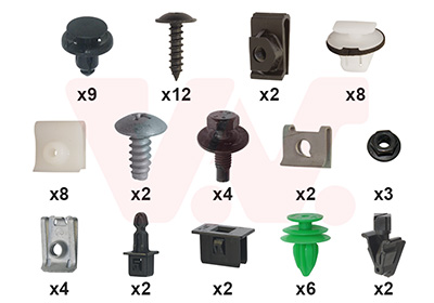 Montageset, bumper Van Wezel 3372794