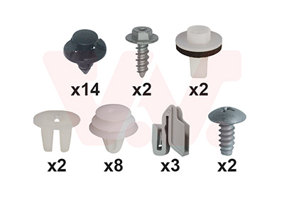 Montageset, bumper Van Wezel 3388793