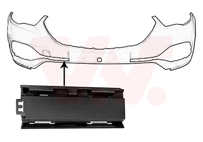 Sier- / beschermingspaneel, bumper Van Wezel 3729582