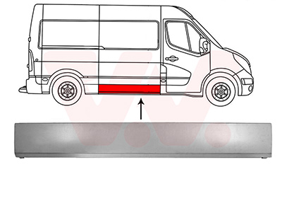 Deur, carosserie Van Wezel 3799174