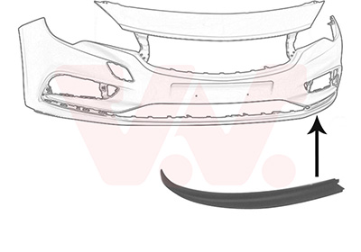 Bumperspoilers Van Wezel 3810501