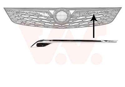 Sier- / Beschermingspaneel, radiateurgrille Van Wezel 3812511