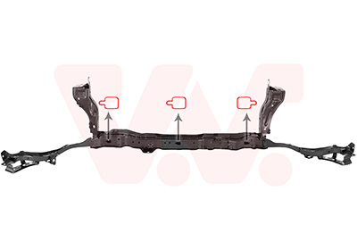 Bekleding voorpaneel Van Wezel 3815665