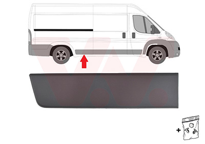 Sier- / beschermingspaneel, zijwand Van Wezel 4064416