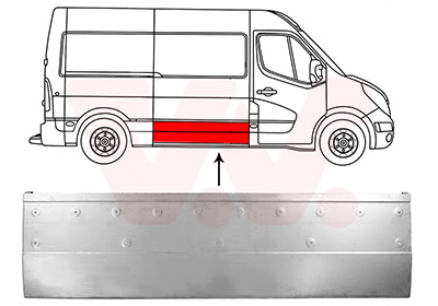 Deur, carosserie Van Wezel 4388174