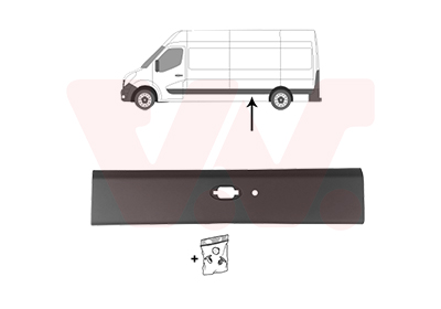 Sier- / beschermingspaneel, zijwand Van Wezel 4399403