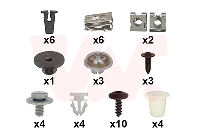 Montageset, achterscherm Van Wezel 4907796