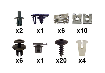 Montageset, bumper Van Wezel 4929794